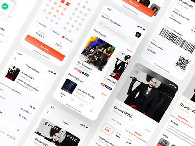 Cinema Booking Apps - Exploration app design booking app cinemabookingapp design mobile app mobile app design mobile ui ui ui ux ui design uiuxdesign