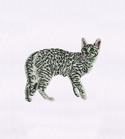 EGYPTIAN MAU EMBROIDERY DESIGN