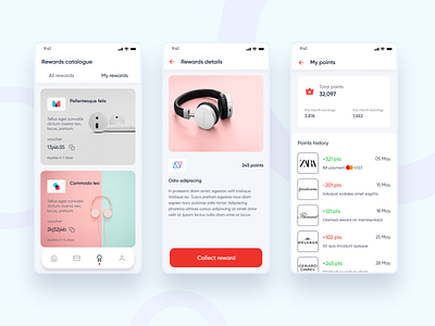 Loyalty App app branding clean ui colour design lightmode loyalty app minimalism mobileapp ui ui ux ui ux design uidesign ux