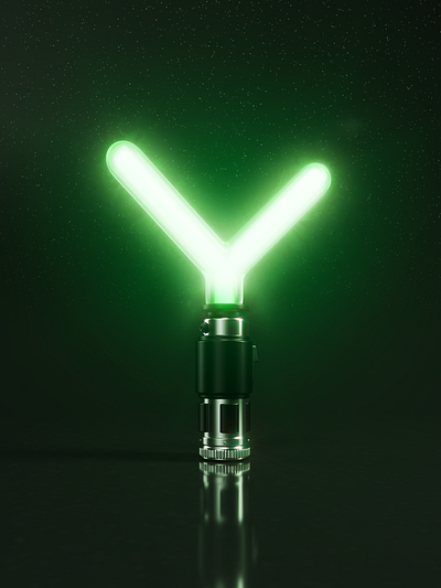 Y as Yoda c4dart cinema4d creative design graphic octanerender