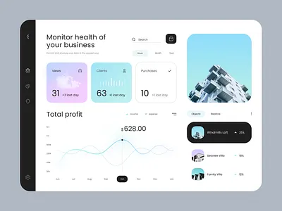 CBH - Dashboard Design colors dashboard dashboard design design minimal ui ux uxui web app web app design web application web application design web design web platform