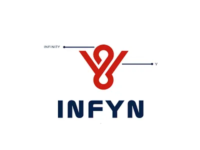 INFINITY_Y_logo brandiderntity branding brandmark companylogo design graphic design illustrator infinity logo logo y logo