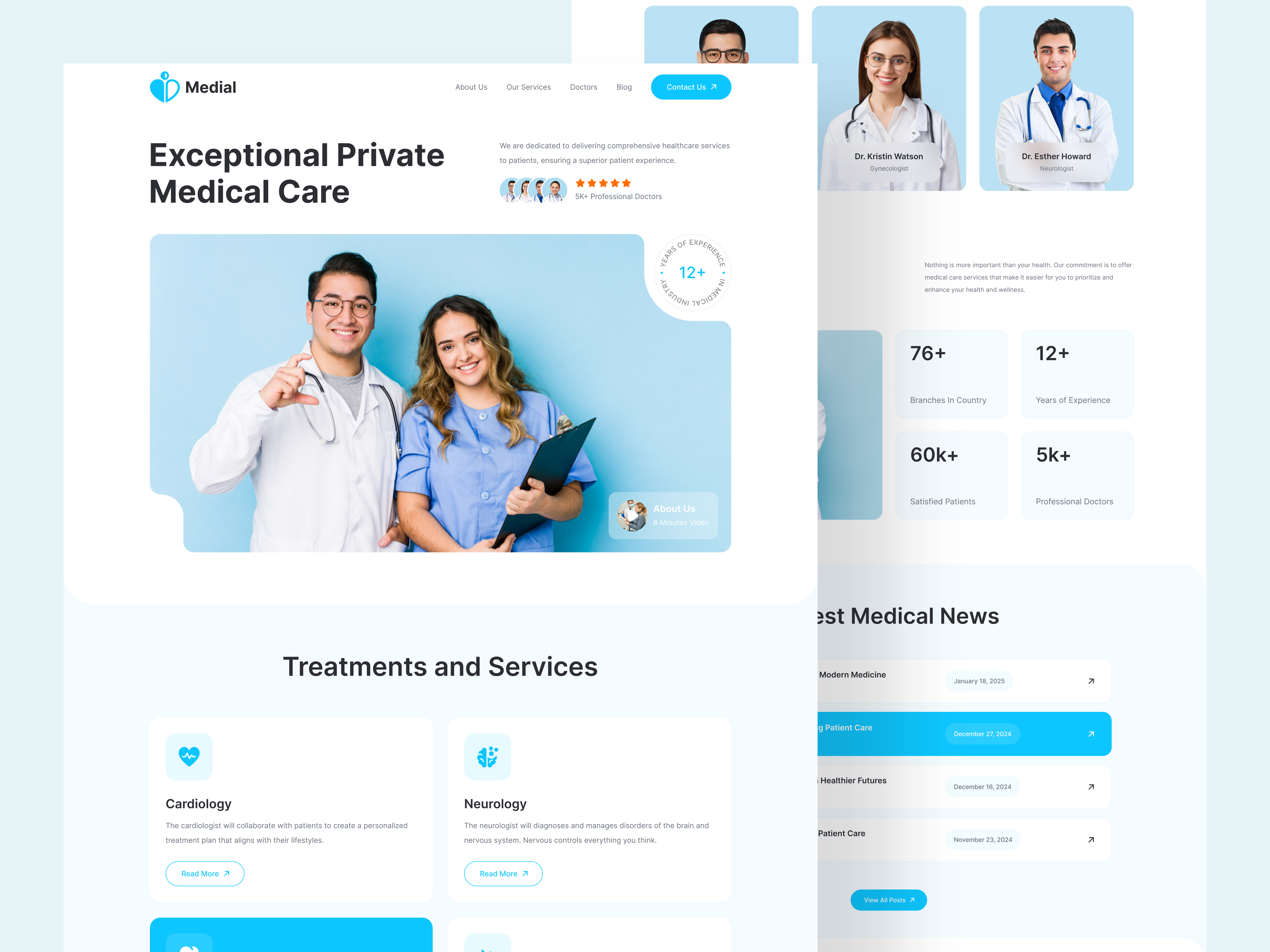 Example of Landing Page Design In Figma