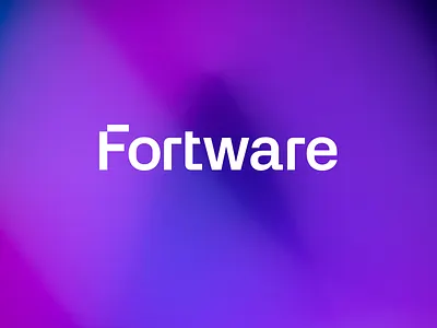 Fortware logotype exploration b2b design identity logo logotype regtech tech typography