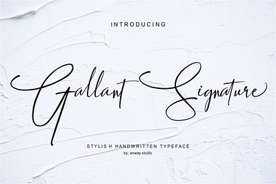 Gallant Signature Font brand design calligraphy calligraphy font design illustration logo signature fonts type design typeface typography