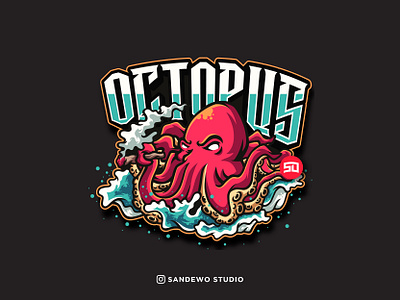 Octopus Logo Mascot Logo Design awesome awesome creative logos branding design esportlogo icon illustration logo logodesign logotype mascotlogo octopus octopusillustration octopuslogo vector