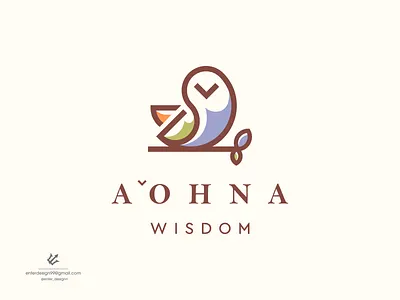 Owl logo design 3d animation bird branding design elegant graphic design illustration letter logo monogram logo motion graphics owl simple ui vector
