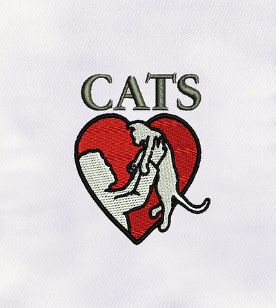 CATS EMBROIDERY DESIGN