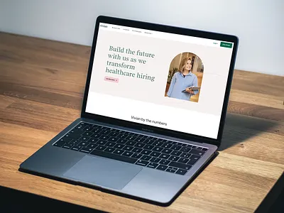Vivian Careers Page about us animation brand branding careers design graphic design healthcare identity illustration jobs landing page marketplace motion graphics nurses ui ux vivian website