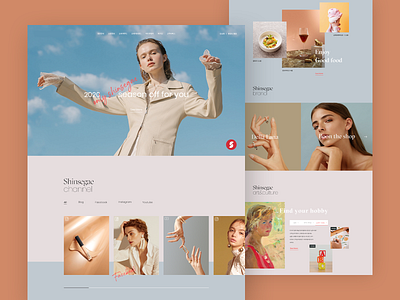 Department Store Website departmentstore design ecommerce ui web website 디자인