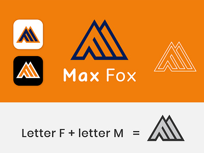 Letter M&F logo brand logo branding company logo design graphic design logo vector