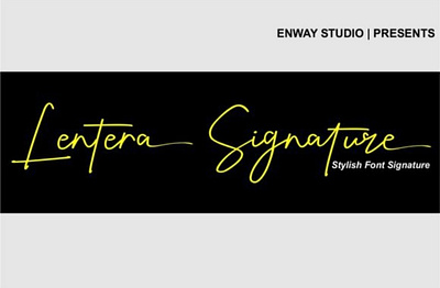 Lentera Signature Font brand design branding calligraphy calligraphy font design illustration logo signature signature fonts type design typeface typography