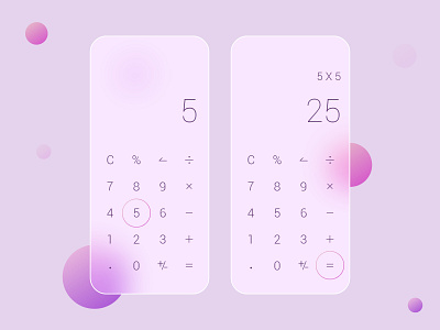 Daily UI 004 - Calculator art branding calculator design graphic design minimal mobile app ui