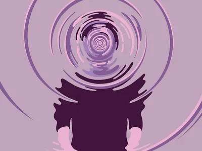 Mindfullness conceptual digital editorial folioart illustration mental health science stephan schmitz