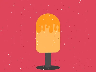 Ice lolly ice cream ice lolly illustration illustration art retro summer