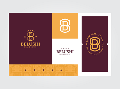 Grand Hotel Belushi adobe art art direction artwork brand brand design branding color creative daily design digital flat flat design hello dribbble hotel icon illustration logo logo design