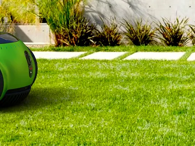 Bosch - Lawn mower 3d ai bosch clean design green iconic industrial design lawn mower precision product product design sci fi star wars