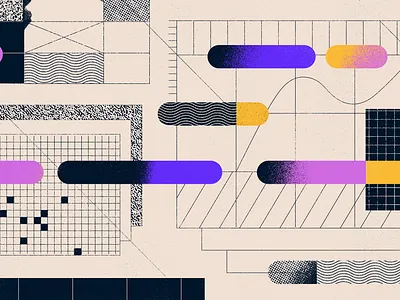 Operations geometry grid paper texture timeline