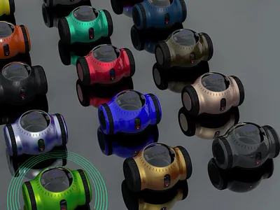 Bosch - Lawn mower 3d ai bosch clean colors colourful colours design future happy iconic industrial design precision product product design sci fi star wars