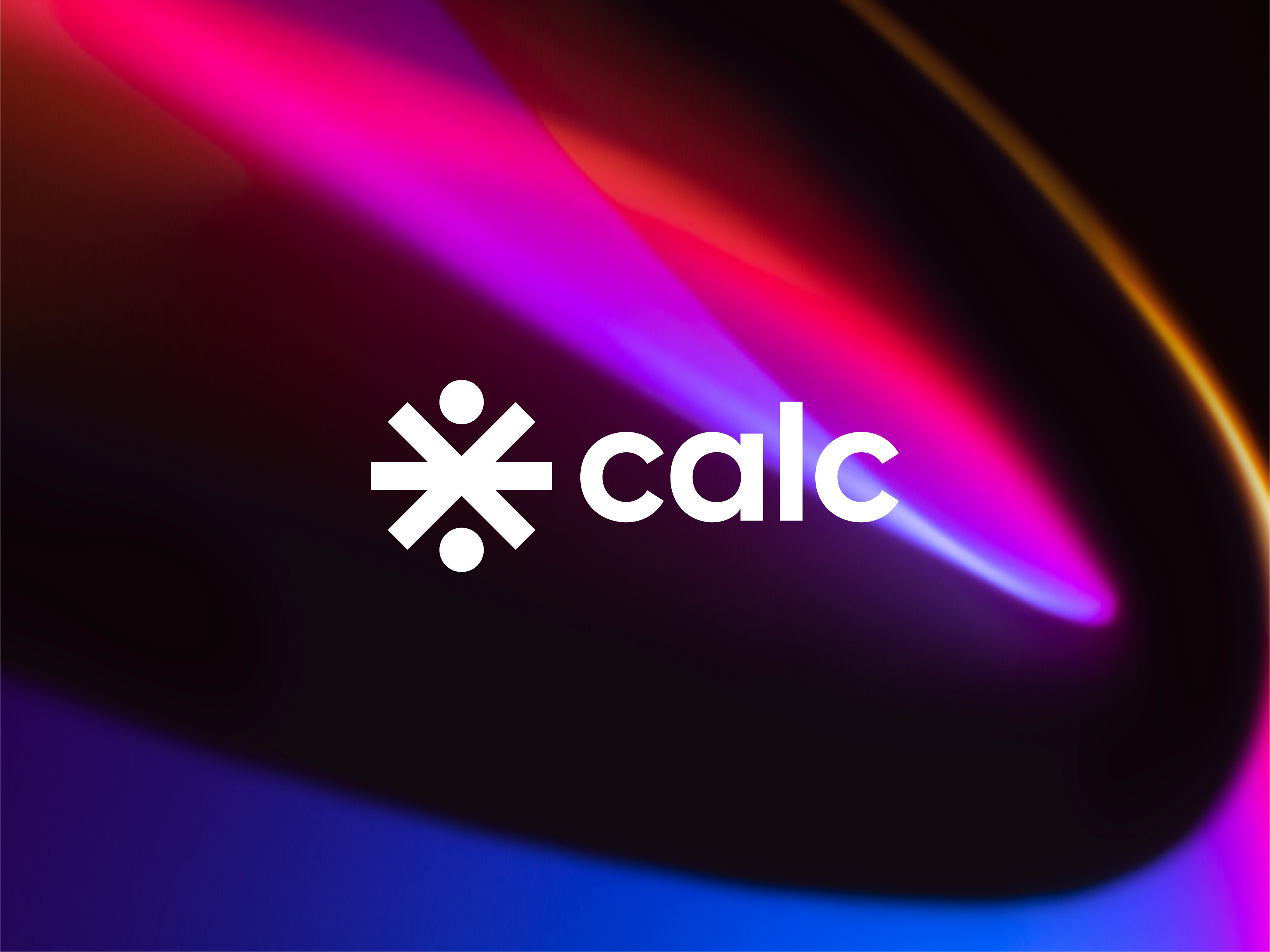 Calc Calculator Software Full Brand Identity Design