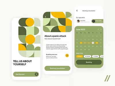 Mental Health Platform android mobile animation appointment calendar design interaction interface ios app mental health mobile platform psychology psychotherapy therapy ui ux web web interaction web site
