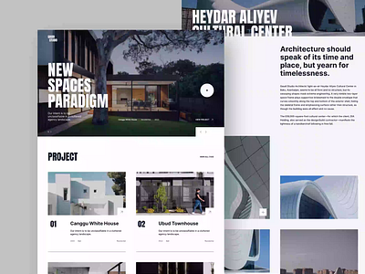 Creative Architecture Landing Page agency architect architecture building city construction creative home homepage house interior landing page properties property real estate residence service ui uiux web design