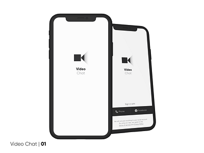 Video Chat | Splash Screen design figma ios sketch user interface