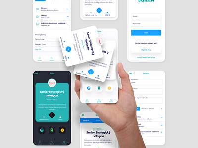 Looking for a job? app design ui ux