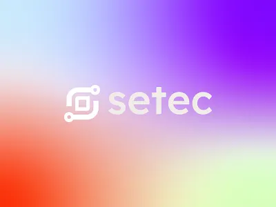 setec a b c d e f g h branding design digital ecommerce gradient identity lettering logo logo designer modern premdae s s logo software startup symbol tech technology