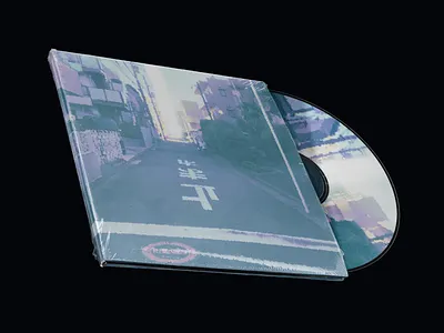 New Music! Distanced Single Out Now abstract album ambient artwork background music beats cd design graphic design hip hop illustration jewelcase lofi minimal music musician photoshop producer vinyl