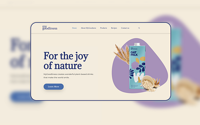 E-commerce — Vegan Milk Website e commerce figma milk shop ux vegan web design website wordpress