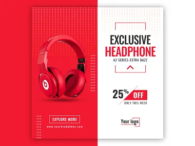 Wireless Headphone Ads Post ads banner facebook ads facebook banner facebook cover facebook post facebook story graphic design headphone ads instagram ads instagram post instagram story product product design social ads social media social media ads social media design social media post design wireless headphone post