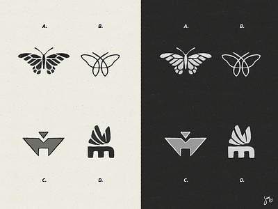 Butterfly | Style Exploration butterfly exploration icon linework logo logo design monarch mono segments sketch solid style