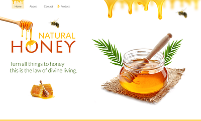 Honey web branding graphic design logo ui ux vector