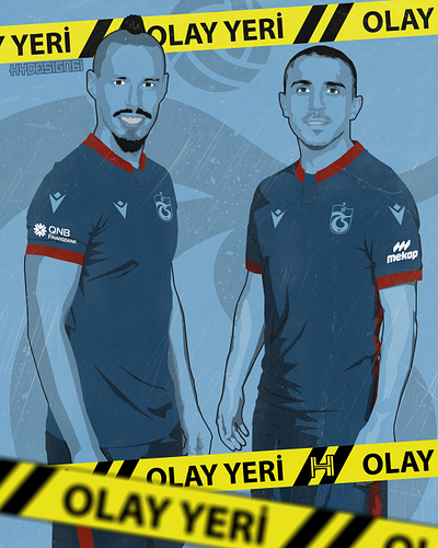 MAREK HAMSIK x ABDULKADIR OMUR TRABZONSPOR 3d animation app bordomavi branding design graphic design illustration illustrator logo motion graphics tasarım trabzonspor ui