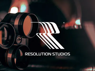 Resolution Studios 80s branding corporation design film graphic design minimalist modern retro startup studio