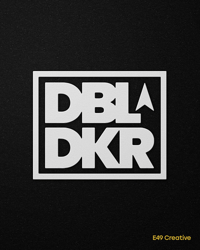 DBLDKR Logo adventurous bold logo logotype mark travel
