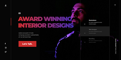 Creative Agency Template design web design website concept website design