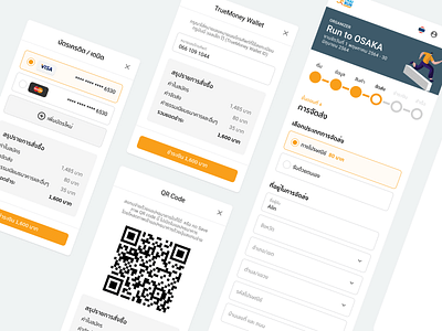 ThaiRun Race Registration design ui ux web