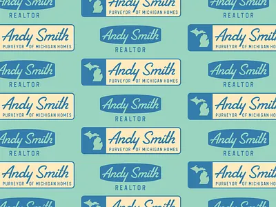 Patch and Wakeboard badge branding design lettering logo michigan patch real estate real estate branding realtor realtor logo vector wakeboard