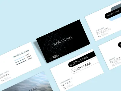 Branding Design for Beyond Labs brand brand guide brandbook branding branding design business card colors design digital digital art fonts graphic design identity branding logo logo design merchandise modern pattern stationary vector