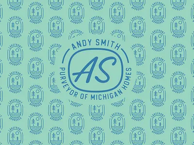 Lakefront Approved badge branding design lakfront approved lettering logo real estate realtor realtor branding realtor logo vector