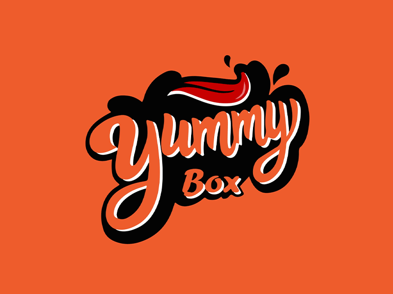 Yummy Box LogoMotion after effects animation design illustration logo logomotion mo motion motion graphics motion logo motiongraphics ui