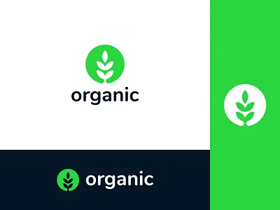 organic logo design agriculture brand brand identity branding branding design creative design food green health healthy icon leaf letter o logo minimal nutrition organic supplement tree