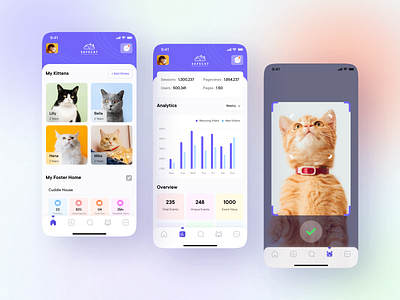 Safecat Mobile app ui design app design app designer best ui 2021 clean ui creative ui design dgpro dgprostudio digital jahidjaykar mobile app mobile ui pet app trendy ui ui ui trend ui trend 2021 uidesign uidesigner ux