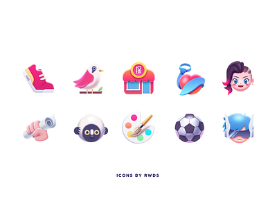 Icons animal bird icon icons illustration love monkey shoe shop