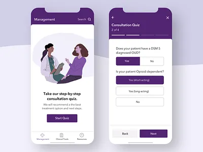 Medical Consultation App concept design illustration interaction design ui ux