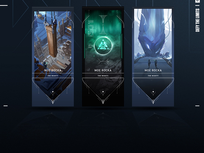 VALORANT Player Cards design fps graphic design illustration playercards riotgames
