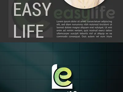 Easy Life Logo + Presentation Design brand design design easylife graphic design illustration life style logo logo logo branding logo design logo design branding logodesign ui