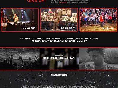 WIP - Little Mac Fighting Back branding speaker speaking website design